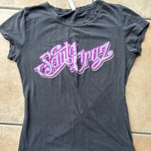 Y2K Santa Cruz Black T shirt Size S